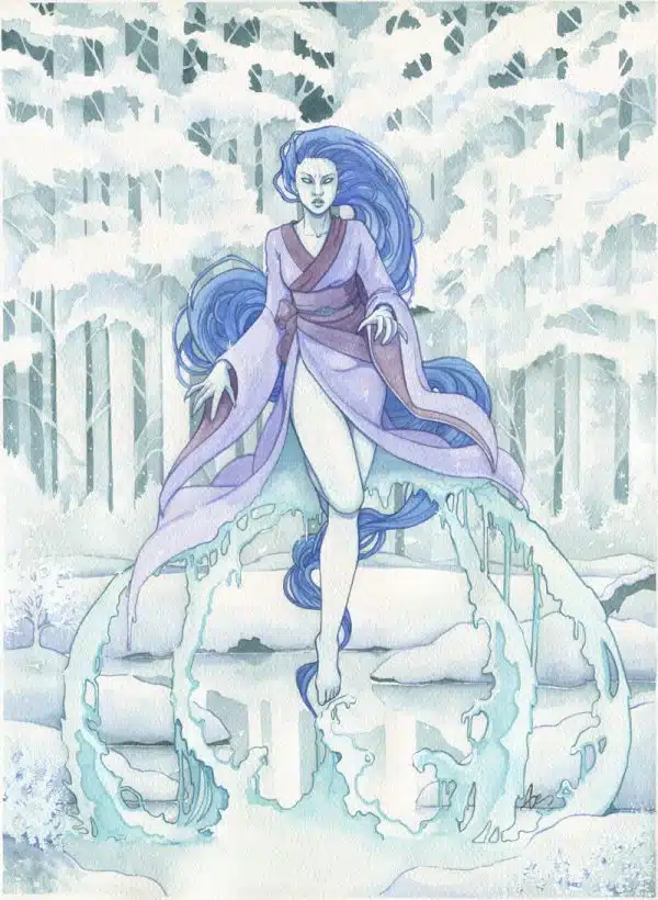 Yuki Onna, un esprit japonais au cœur de froid et de glace