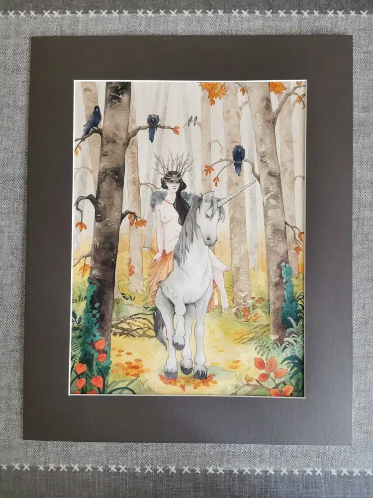 Venue d'Unseelie | Aquarelle originale – Image 2