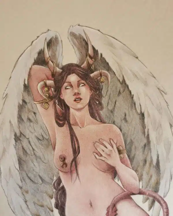 La diablesse | Dessin original – Image 3